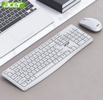 Acer LK41-2K Bezvadu Klaviatūra + Pele USB / ENG (LK41-2K-WH)
