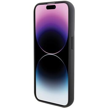 Karl Lagerfeld Fixed Glitter Choupette Logo Metal Pin Защитный Чехол для Apple iPhone 15 Pro Max (KLHCP15XGCNPSG)