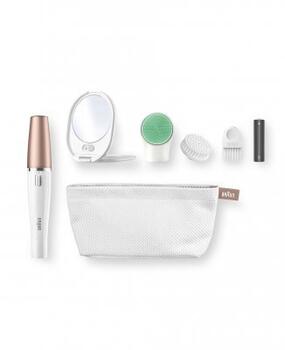 Braun FaceSpa 851V Epilators + kosmētikas somiņa (SE851V)