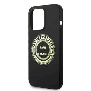 Karl Lagerfeld KLHCP14LSRSGRCK Aizsargapvalks priekš iPhone 14 Pro 6,1