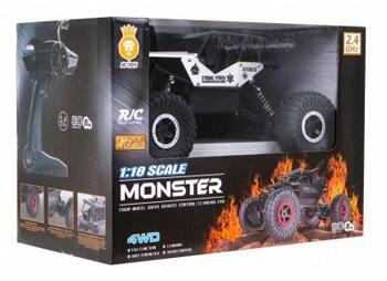 RoGer Toys Crawler Monster Radio Vadāmā Automašīna 1:18 (RO-TVMC-SI)