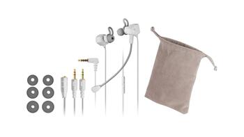 Mars Gaming MIHXW Haptic Sense In-Ear Vadu austiņas ar noņemamu mikrofonu / 3,5mm (MIHXW)