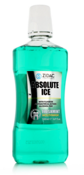 Zidac Laboratories Absolute Ice Mouthwash Ополаскиватель для рта 500ml (5060748720023)