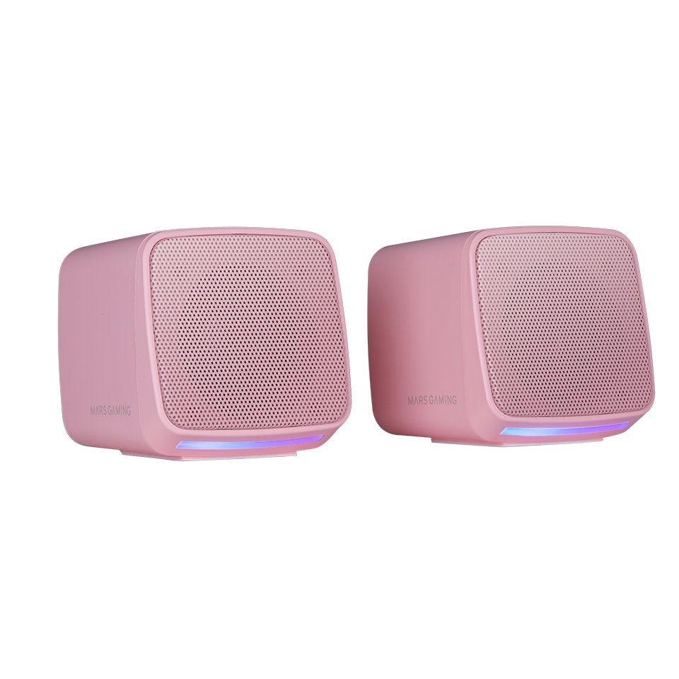 Mars Gaming MSPROP Stereo datoru skaļruni 10W / rozā (MSPROP)