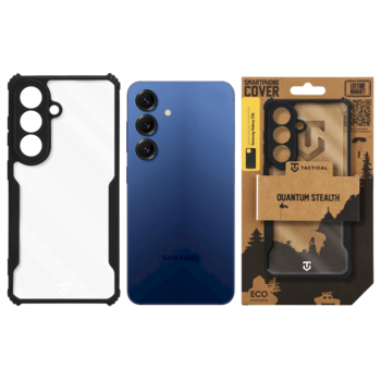 Tactical Quantum Stealth Cover Защитный чехол для Samsung Galaxy S26 / прозрачный/чёрный (TA-57983129122)