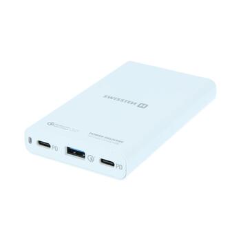 Swissten Сетевое зарядное устройство Notebooks and MacBook / 60W / PD3.0 / QC3.0 / PPS (SW-TCH-60W-PD30-QC30-W)