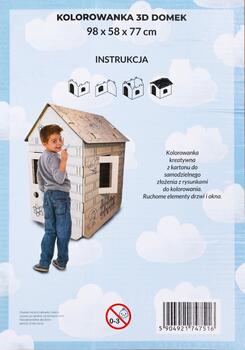 RoGer XXL 3D Дом Раскраска (ZKP.DOMEK.A)