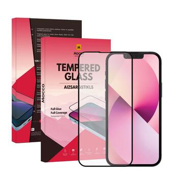 Mocco Full Glue Signature Edition Tempered Glass Защитное стекло для Apple iPhone 14 Pro Max Черное (MO-SIG-IPH-14PRO-M-BK)