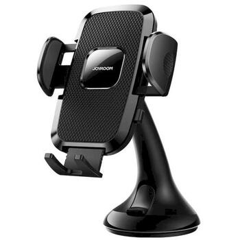 Joyroom JR-ZS259 Car Mount Clamp Holder (Dashboard and Windshield Version) Автомобильный держатель с выдвижным кронштейном, 360 rotation, 4.7-6.9 inch / чёрный (JR-ZS259-DASHWNDSHLD)
