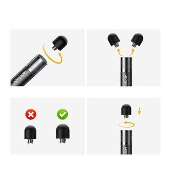 Joyroom JR-DR01 Tablet acc. Capacitive Stylus Pen Защитный стилус для сенсорного экрана / чёрный (JR-DR01-BLK-2)