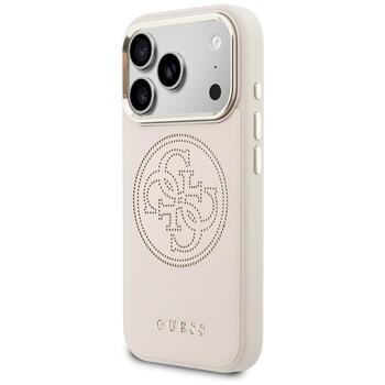 Guess Perforated 4G MagSafe Case Защитный чехол для iPhone 17 Pro Max / розовый (GUHMP17X5PG4SRGP)