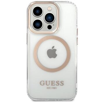 Guess GUHMP15SHTRMD Metal Outline Magsafe Hard Case Защитный чехол для iPhone 15 / 14 / 13 6.1