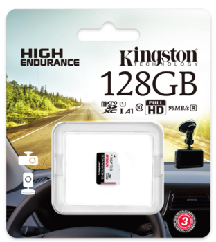 Kingston 128GB High Endurance MicroSDXC Atmiņas karte (SDCE/128GB)