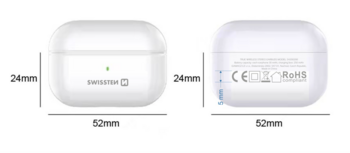 Swissten TWS Mini Pods Bluetooth Стерео Гарнитура с Микрофоном (54200200)