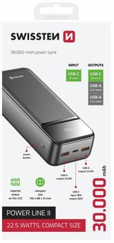 Swissten Power Line II Power Bank 30000 mAh (22013948)