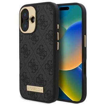 Guess GUHMP16MU4GPRK Hardcase 4G Logo Plate MagSafe Защитный чехол для iPhone 16 Plus 6.7