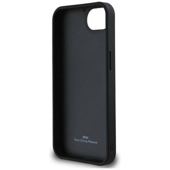 BMW Leather Hot Stamp Чехол для Apple iPhone 16e (BMHCPSE4SLLBK)