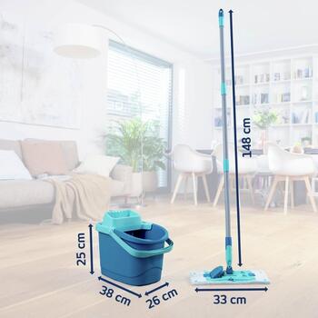 Leifheit PowerClean M Grīdas Uzkopšanas Komplekts 33cm (1055515)