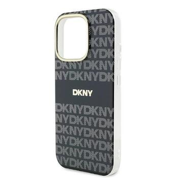 DKNY Repeat Texture Pattern With Stripe Защитный Чехол для Apple iPhone 16 Pro Max (DKHMP16XHRHSEK)