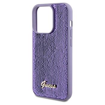Guess GUHCP14XPSFDGSU Hardcase Sequin Script Metal Защитный чехол для iPhone 14 Pro Max 6.7