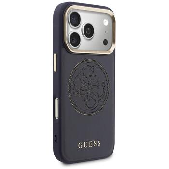 Guess Perforated 4G MagSafe Case Защитный чехол для iPhone 17 Pro / синий (GUHMP17L5PG4SRGB)