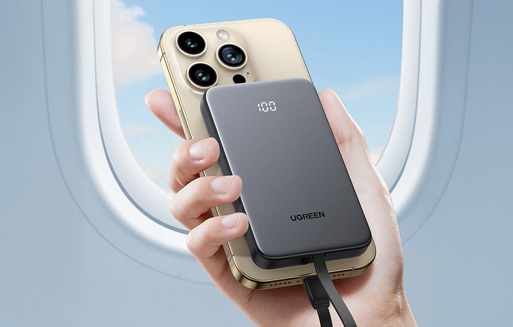 Ugreen PB526 Портативный аккумулятор 10000mAh 20W / серый (75161B)