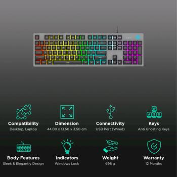 HP K500Y/F USB Spēļu tastatūra RGB / ENG (7ZZ95AA#UUF)