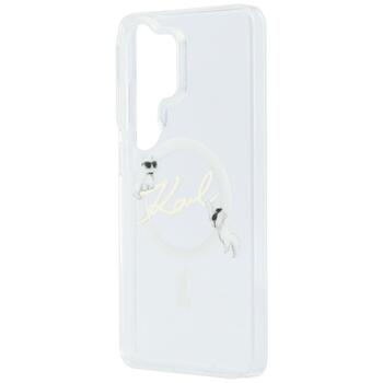 Case Karl Lagerfeld IML KC Script MagSafe Защитный чехол для Samsung Galaxy S26 Ultra / прозрачный (KLHMS26L5HKSCAH)
