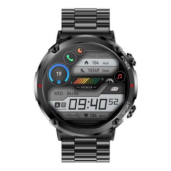 Smartwatch Gravity GT21-1 Силиконовый ремешок для смарт-часов / чёрный (GT21-1)