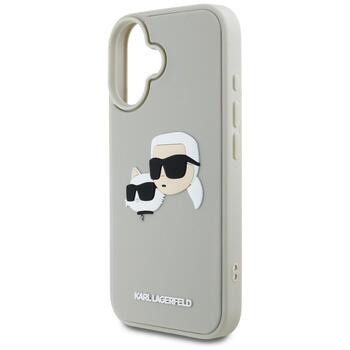 Karl Lagerfeld HC 3D Чехол для Apple iPhone 16 (KLHCP16SRBCKCHLE)