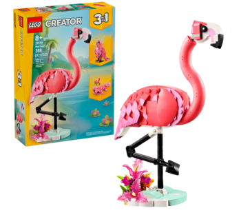 LEGO 31170 Savvaļas Dzīvnieki Rozā Flamingo Konstrunktors (LEGO-31170)