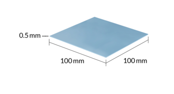 Arctic TP-3 Термопрокладка 100x100x0.5mm (ACTPD00052A)