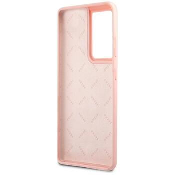 Guess GUHCS21LLSVSPI Script Vintage Защитный чехол для Samsung Galaxy S21 Ultra G998 / розовый (GUHCS21LLSVSPI)