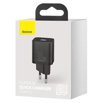 Baseus Super Si PD Зарядное Устройство 30 Вт / 1x USB-C (BRA011819)