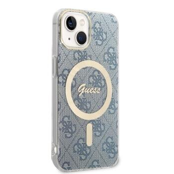 Guess Set GUBPP14MH4EACSB Aizsargapvalks un lādētājs priekš iPhone 14 Plus / 15 Plus 6.7