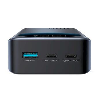 Joyroom JR-PBF05 Pro Power Bank with Digital Display C+U+U, PD 65W, 30000 mAh Зарядная батарея 30000 mAh / чёрный (JR-PBF05-Pro-BLK)