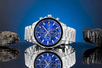 Giewont Chronograph Sapphire Vīriešu pulkstenis / sudraba-zils (GW7290-B3)
