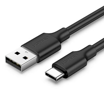 UGREEN US287 Cable USB A - USB-C Uzlādes kabelis priekš 1m QC3.0/AFC/FCP 3A / melns (UG-60116)