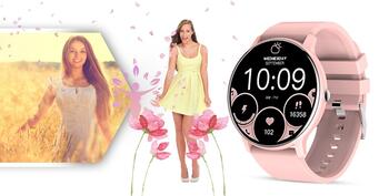 GIEWONT Smartwatch Смарт-часы GW120-1 / розовый (GW120-1)
