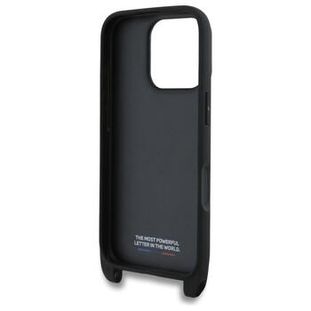 BMW M Edition Carbon Tricolor Lines Защитный Чехол для Apple iPhone 16 Pro Max (BMHCP16X23PSVTK)