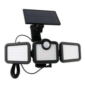Forever Light SUNARI Saules Lampa LED PIR / 10W / 800lm / 6000K / 2400mAh (RTV100325)
