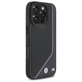 BMW M Perforated Twisted Line MagSafe Защитный Чехол для Apple iPhone 16 Pro (BMHMP16L23PUCPK)