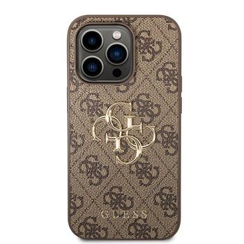 Guess 4G Big Metal Logo Back Case Защитный Чехол для Apple iPhone 15 Pro (GUHCP15L4GMGBR)