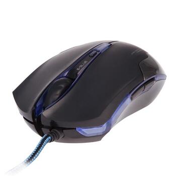 E-Blue Cobra EMS653 Игровая мышь с Дополнительными кнопками / LED Подсветка / 3000 DPI / USB (EMS653BKAA-IU)