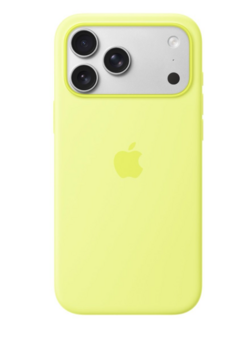 Apple MGFF4ZM/A Silicone Case with MagSafe Защитный чехол для iPhone 17 Pro / Neon Yellow (MGFF4ZM/A)