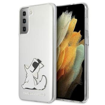 Karl Lagerfeld KLHCS21MCFNRC Hardcase Choupette Fun Aizsargapvalks priekš Samsung Galaxy S21+ G996 / caurspīdīgs (KLHCS21MCFNRC)