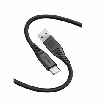 Swissten Soft Silicone USB - USB-C 60W Кабель для передачи данных и зарядки 0.4m (71506519)