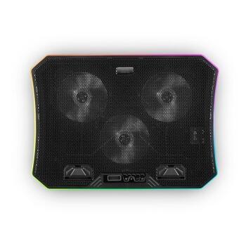 Mars Gaming MNBC6 Игровой Cтенд с охлаждением для ноутбука RGB / USB HUB (MNBC6)