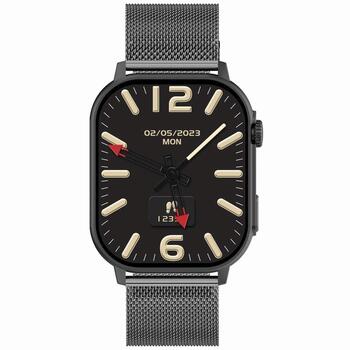 Smartwatch Gravity GT15-4 Силиконовый ремешок + титановый браслет / синий (GT15-4)