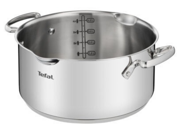 Tefal Duetto Plus Katls Nerūsējošā Tērauda ar Notecināšanas Vāku 18cm (G7194355)